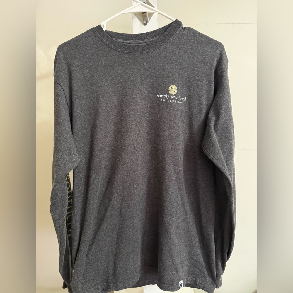 Simply Southern Women's "Girl Bye" Penguin Long Sleeve Tee Shirt